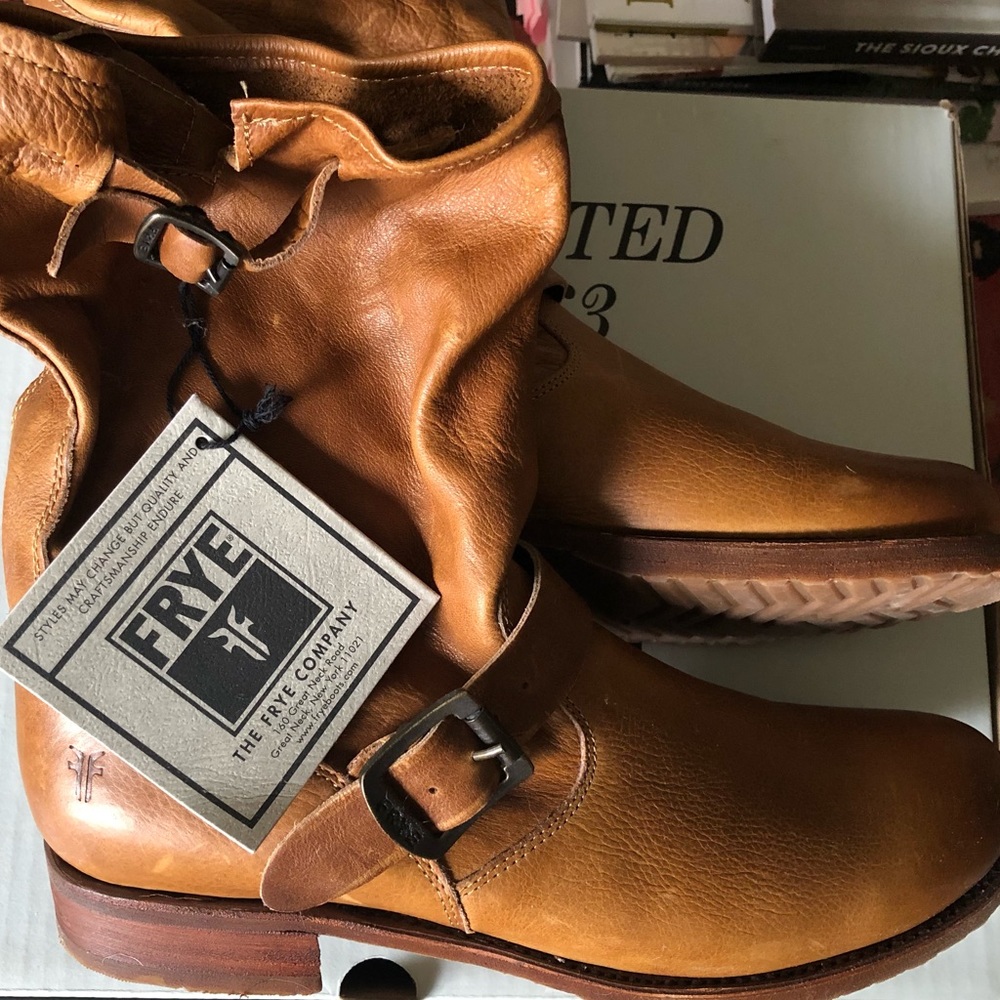 Frye leather boots (new)